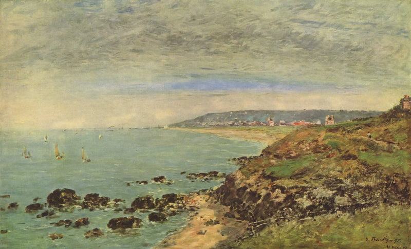 The Atlantic Coast near Benerville - Eugène Boudin