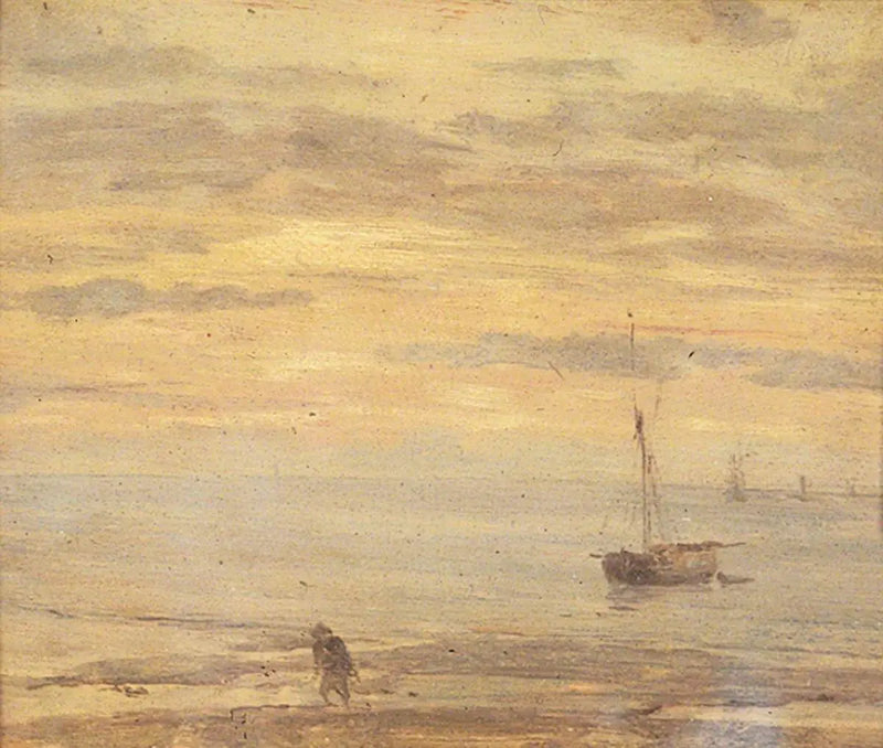 Piece of Sea, Evening - Eugène Boudin