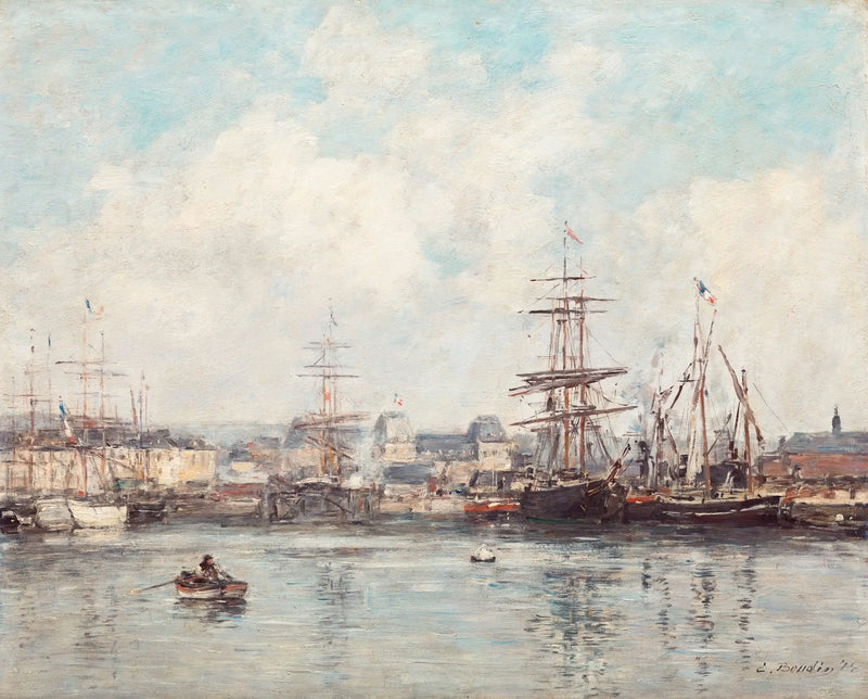Casimir Delavigne Basin in Le Havre - Eugène Boudin