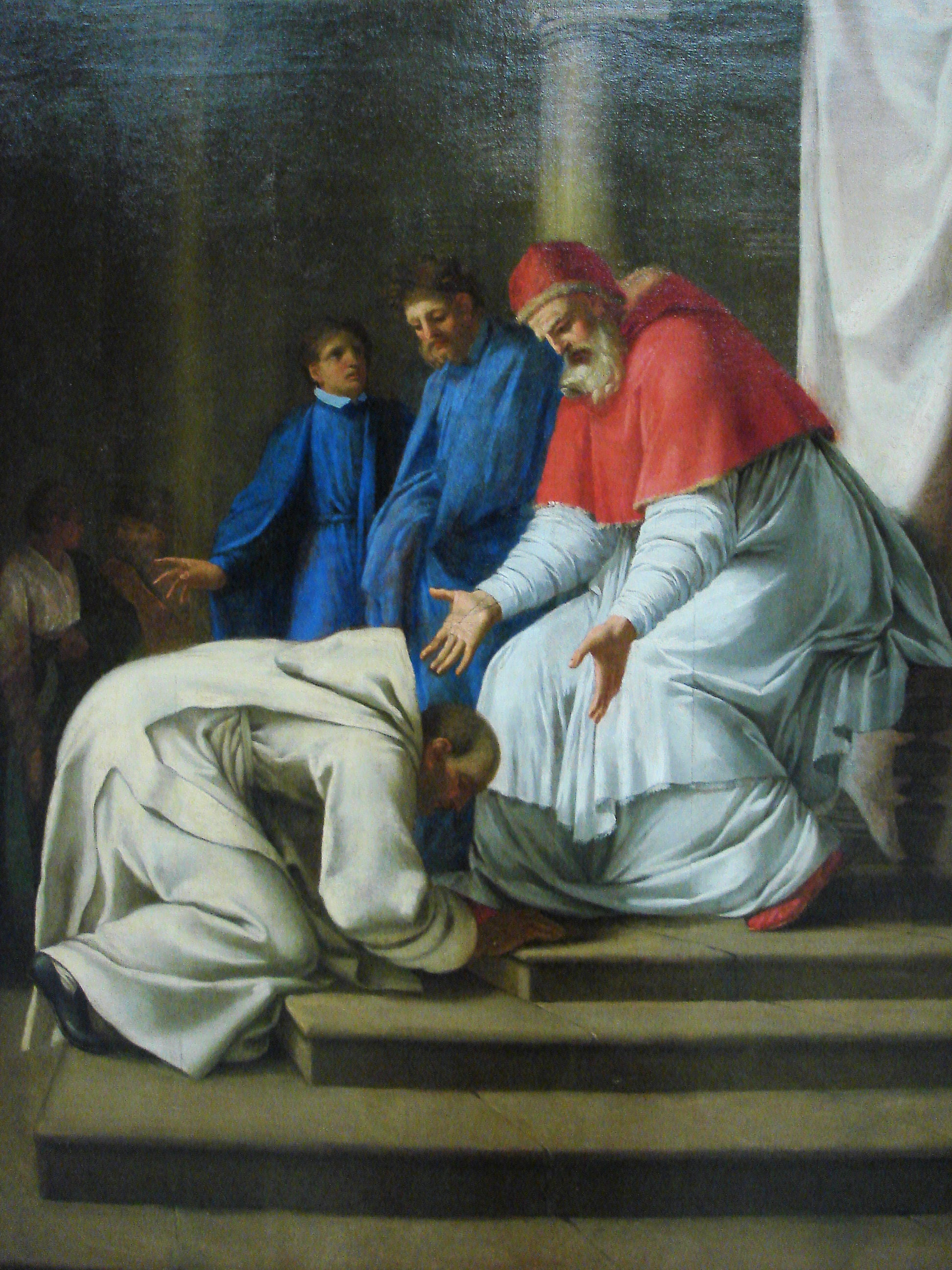Arrivée de saint Bruno à Rome - Eustache Le Sueur