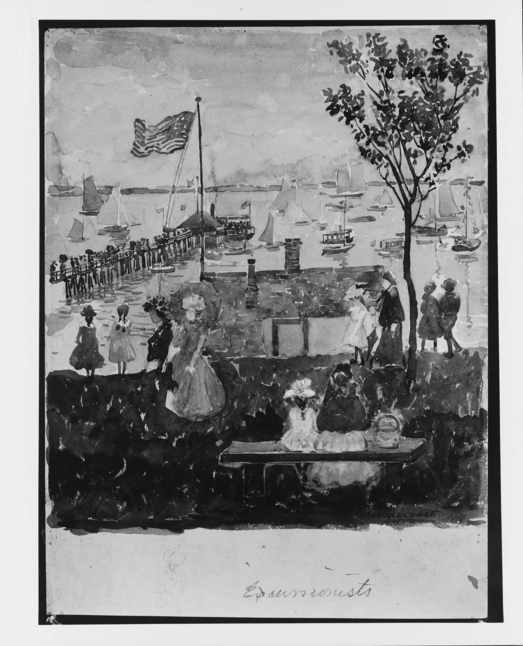 Excursionnistes Nahant - Maurice Prendergast - Alpha Reproduction