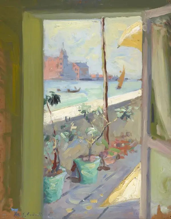 From the Calcina Hotel - Francis Cadell