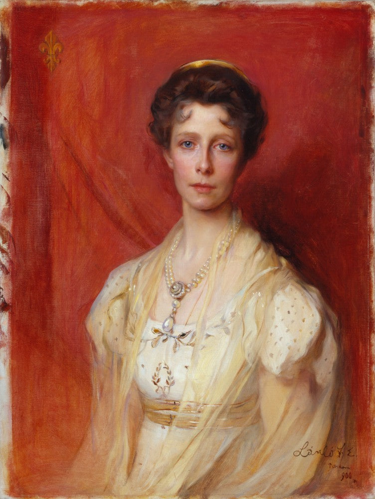 Princess Maria Teresa of Hohenzollern, née Princess of Bourbon-Two Sicilies - Philip de László