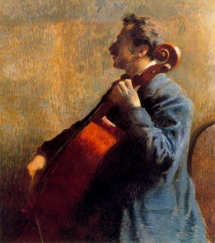 The Cellist - Federico Zandomeneghi