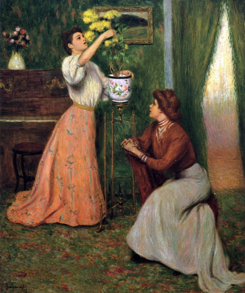 In the living room - Federico Zandomeneghi