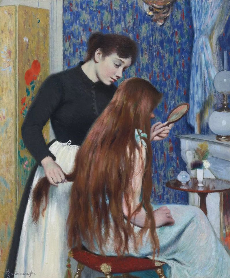 The hairstyle - Federico Zandomeneghi