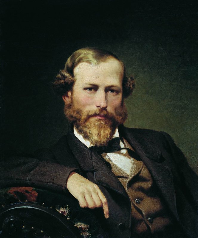 Portrait du peintre Konstantin Flavitsky - Fyodor Bronnikov