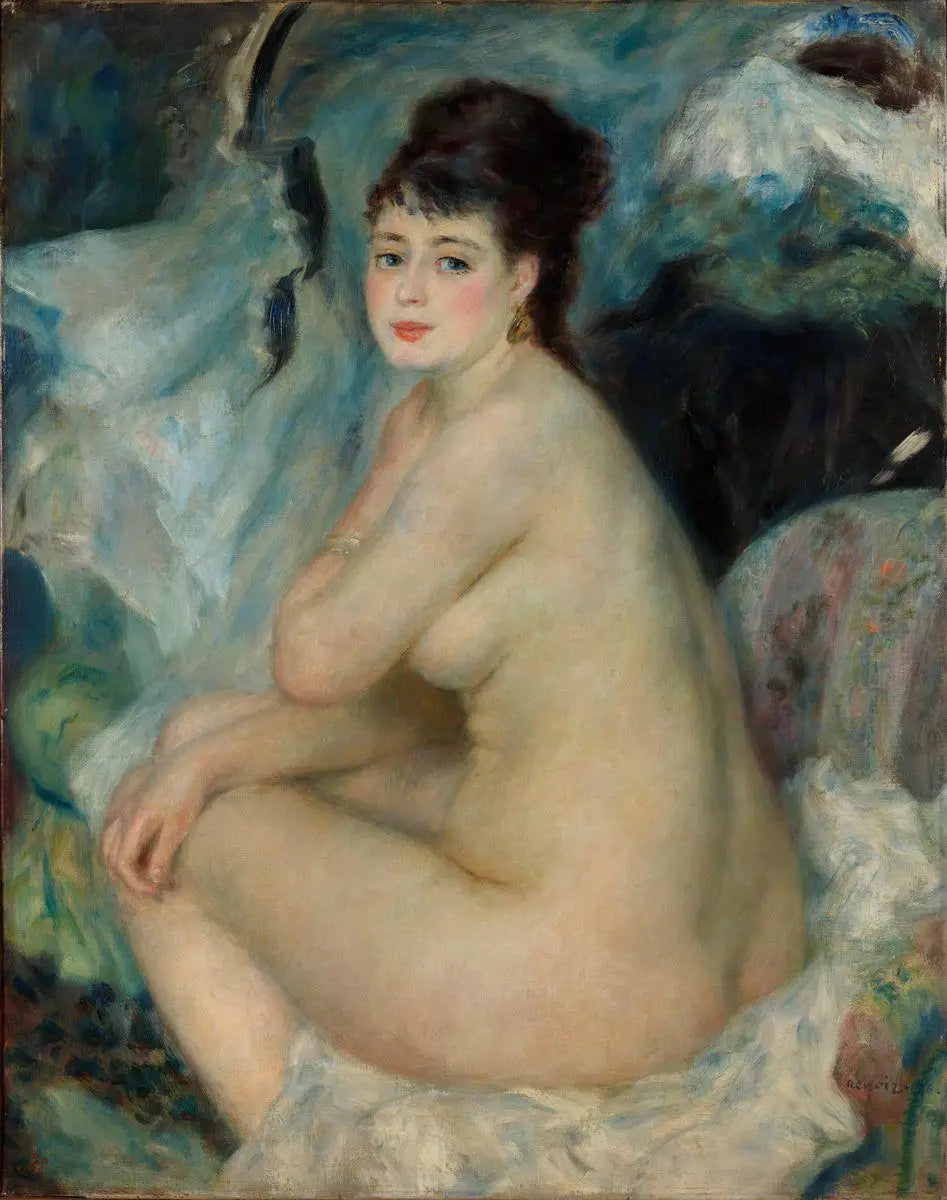 Reproduction du tableau « Nu féminin (Anna) - Pierre-Auguste Renoir » par Alpha Reproduction en peinture à l’huile