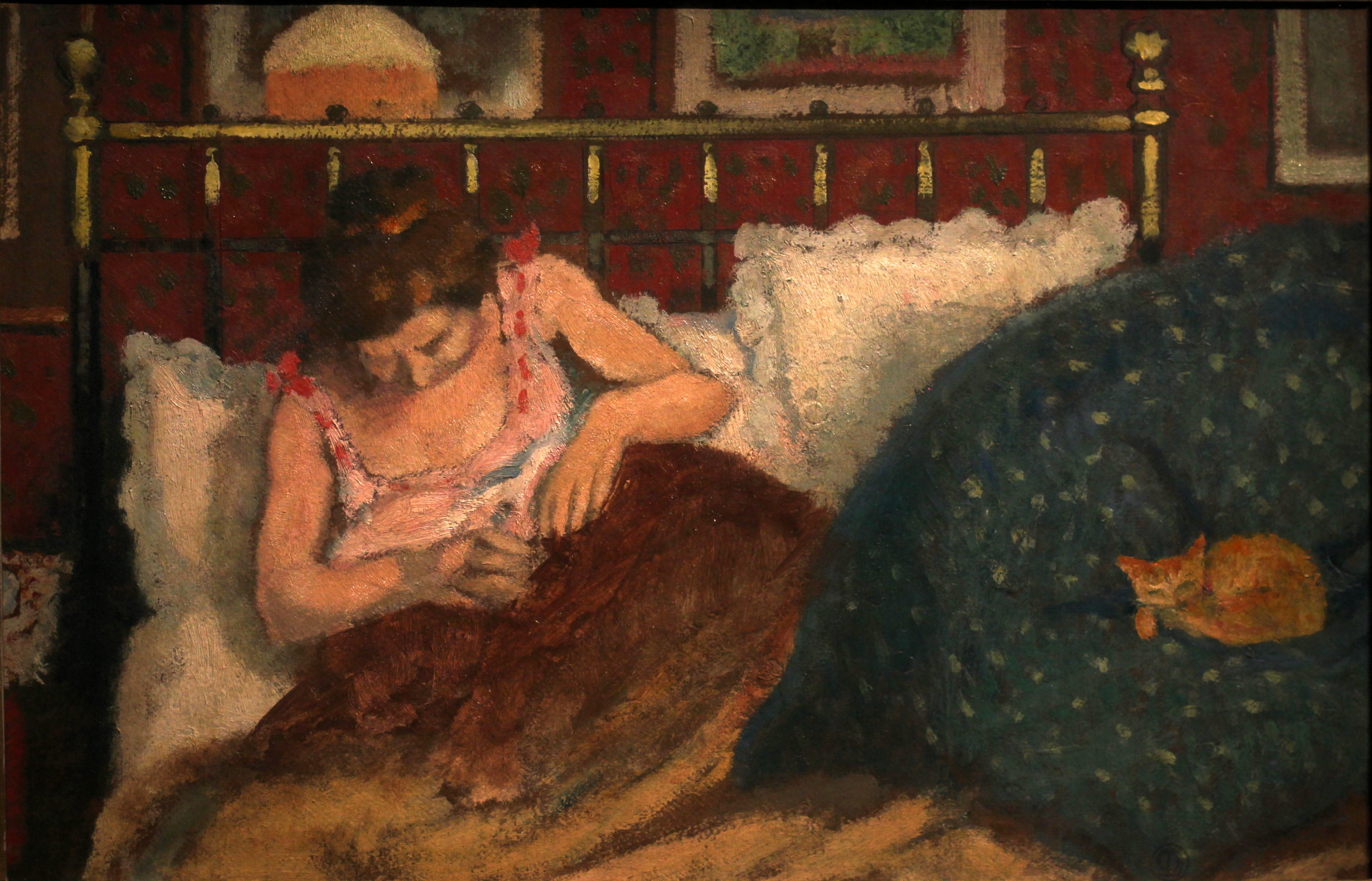 Au lit - Georges Lemmen