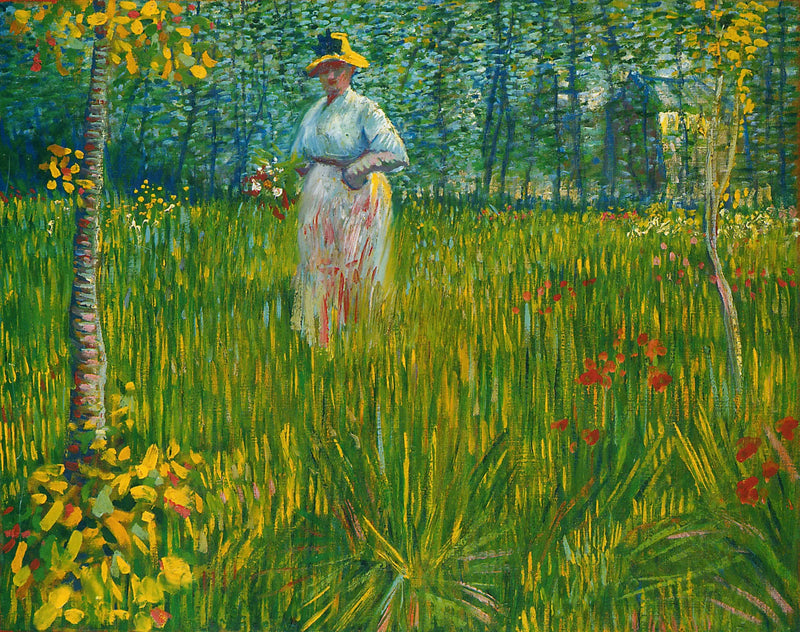 Woman in a Garden - Vincent van Gogh