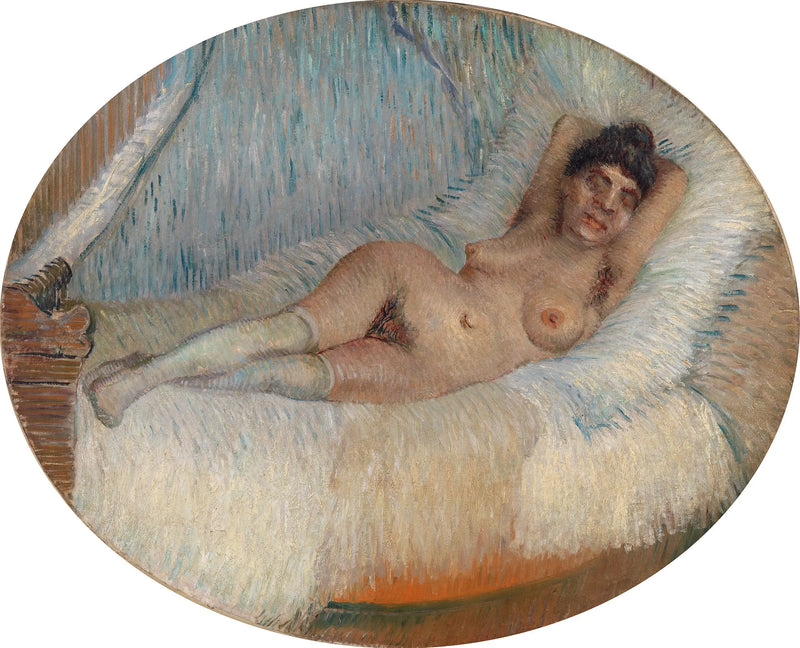 Nude Woman on a Bed - Vincent van Gogh