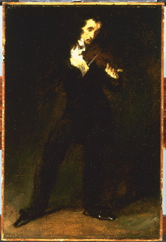 Reproduction du tableau « Paganini - Eugène Delacroix » par Alpha Reproduction en peinture à l’huile