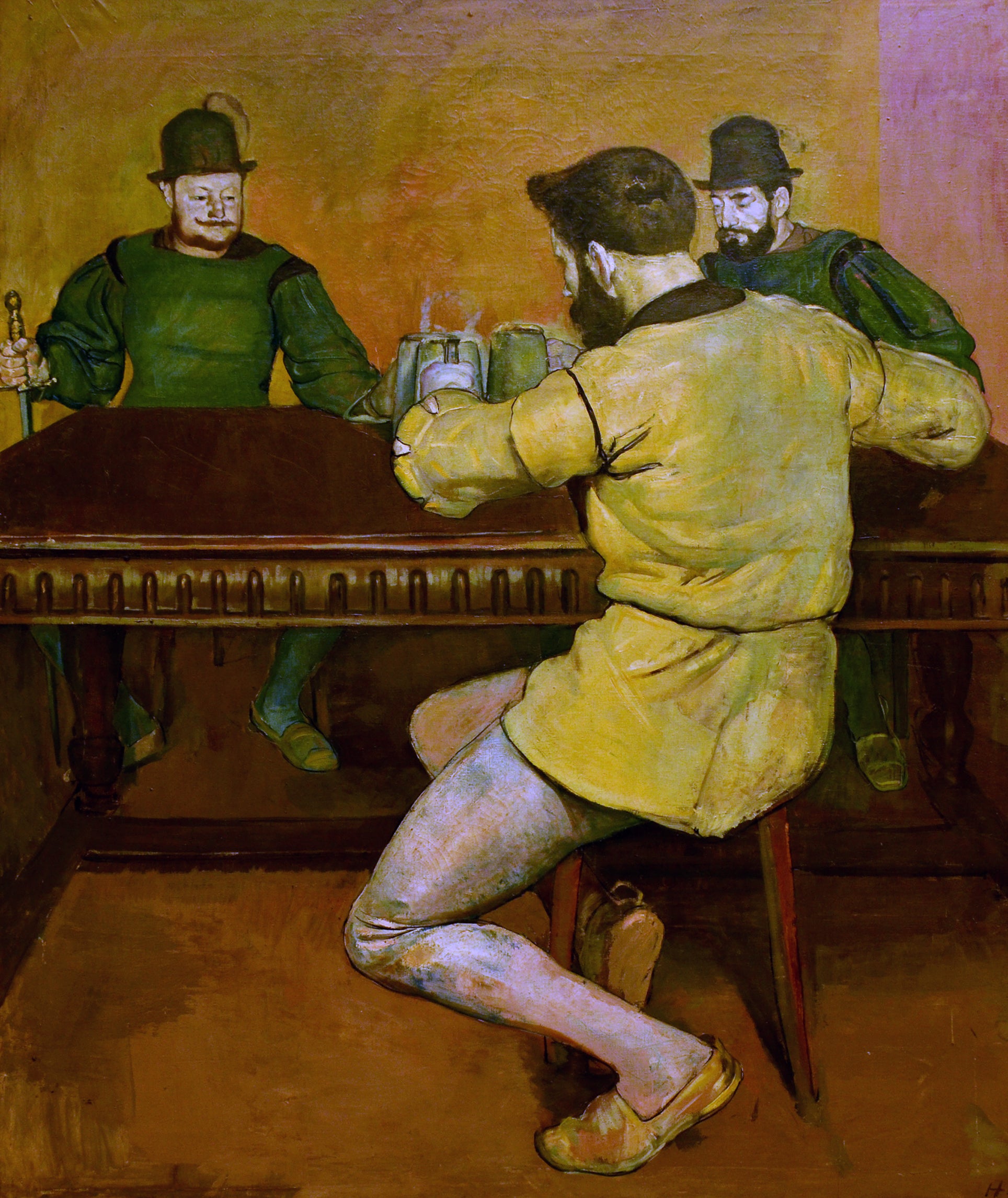 Les Buveurs - Ferdinand Hodler - Alpha Reproduction