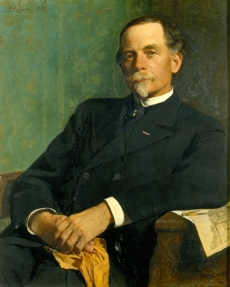 Architect, Professor F. Meldahl Sitting - Peder Severin Krøyer