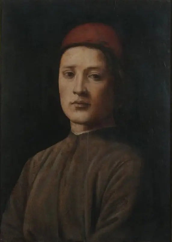 Portrait of a Young Man with a Red Beret - Filippino Lippi
