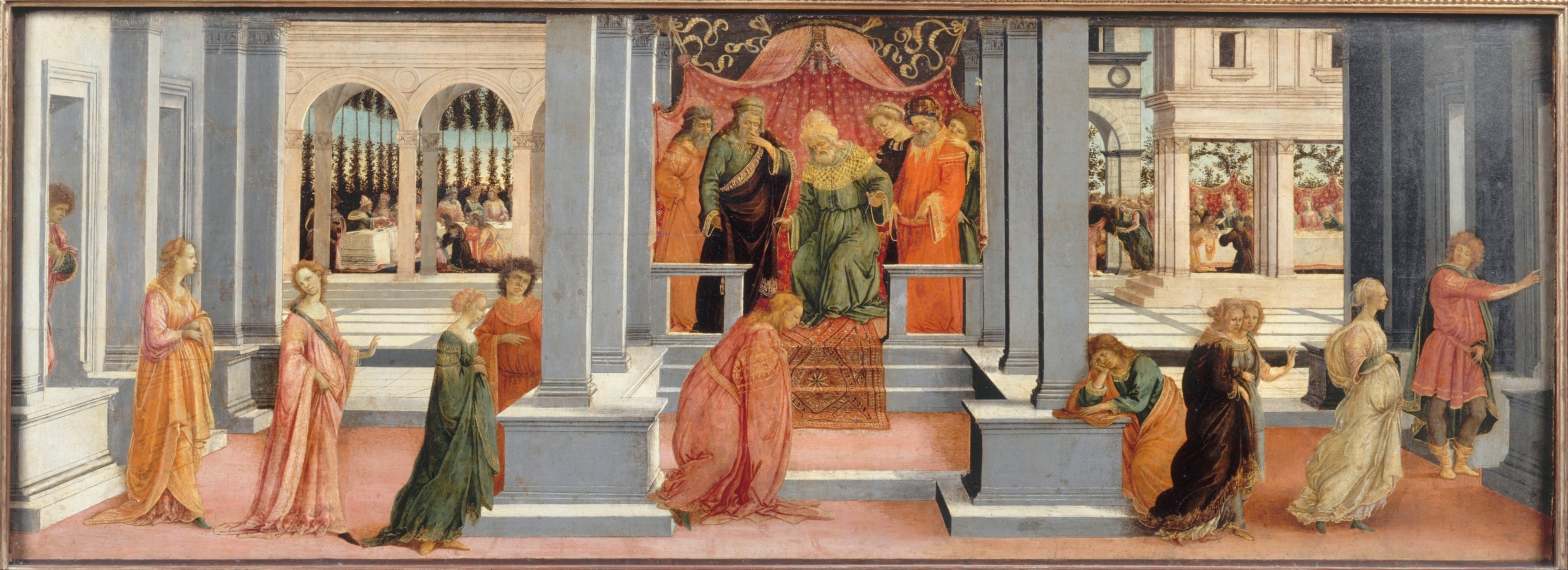 Esther Chosen by Ahasuerus - Sandro Botticelli