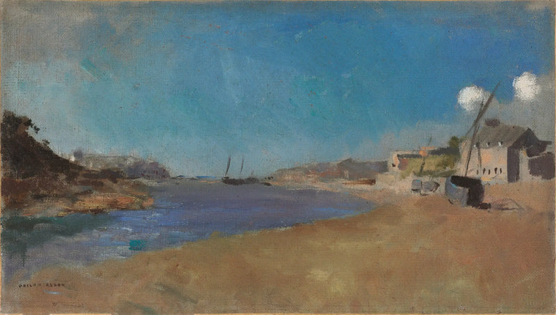 Fishing Village, Brittany - Odilon Redon