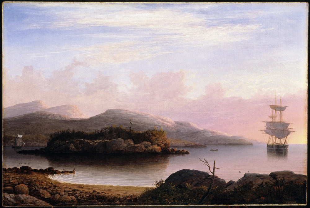 Au large de l’île des Monts Déserts - Fitz Henry Lane - Alpha Reproduction