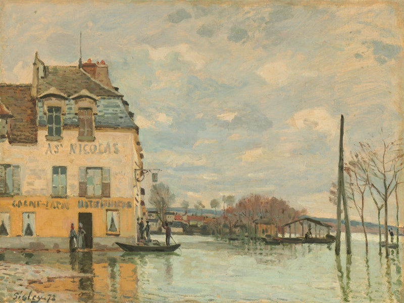 Floods at Port-Marly - Alfred Sisley