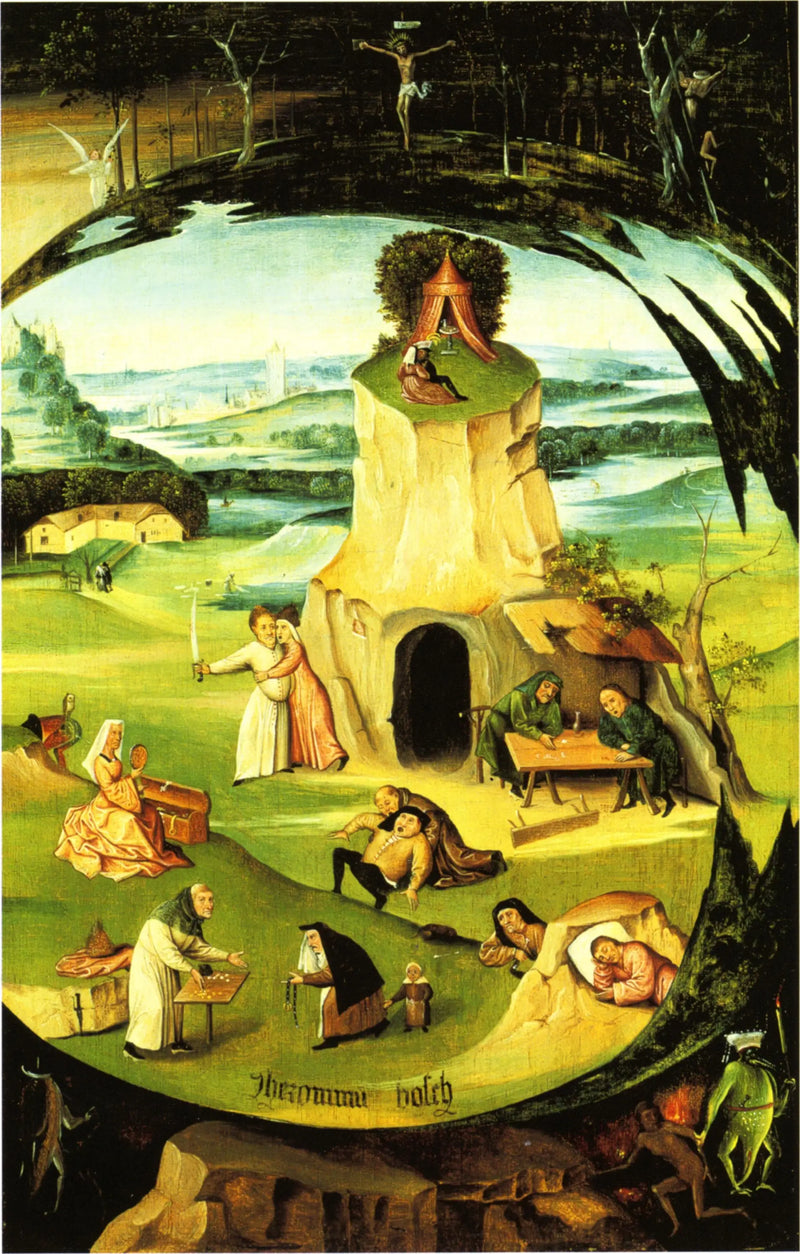 The Seven Deadly Sins in a Globe Earth Skin. - Hieronymus Bosch