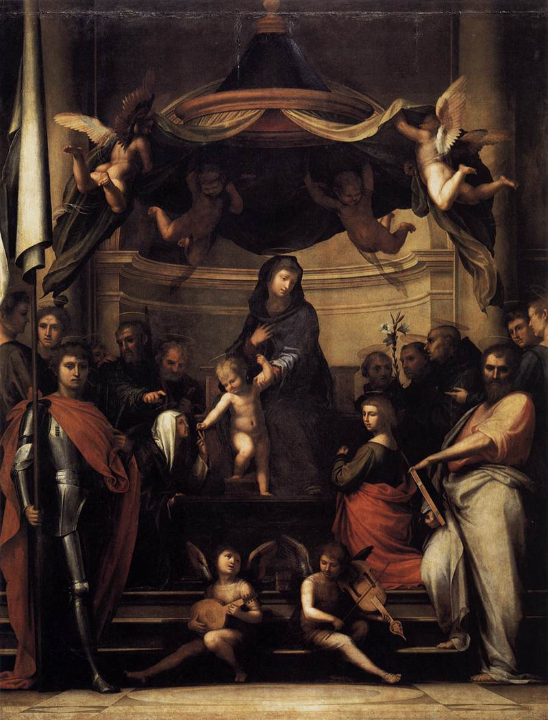 The Mystic Marriage of Saint Catherine of Siena - Fra Bartolomeo