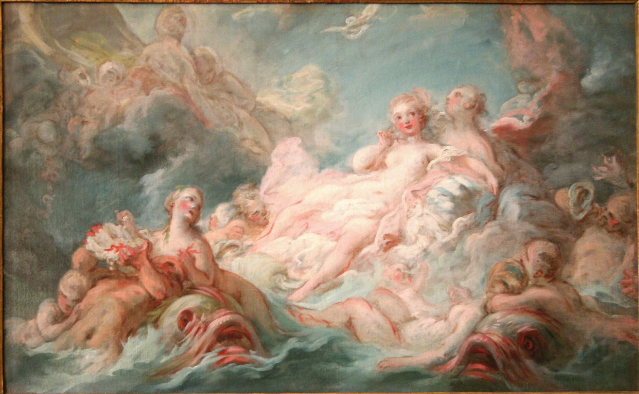 La Naissance de Vénus - Jean-Honoré Fragonard