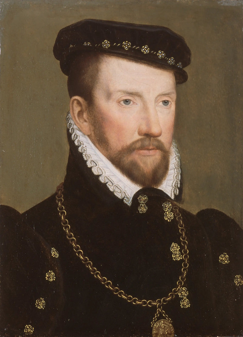 Portrait of Admiral Gaspard II de Coligny - François Clouet