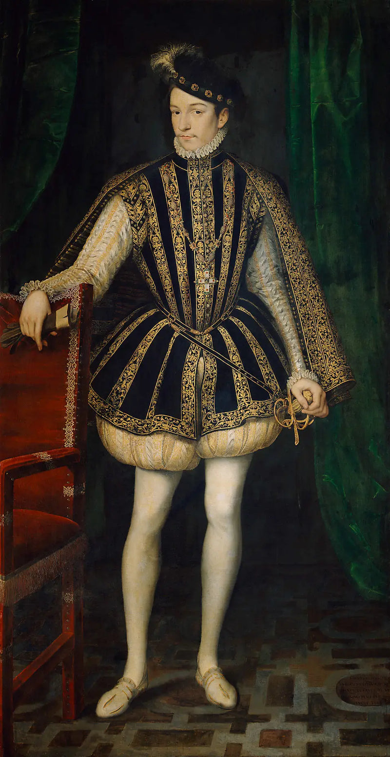 Portrait of King Charles IX of France - François Clouet
