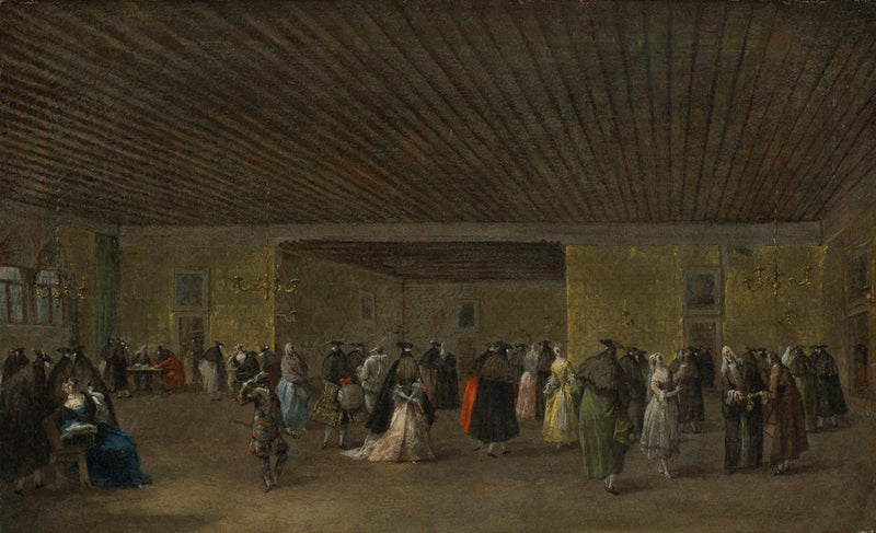 Main Hall of the Ridotto, Venice - Francesco Guardi