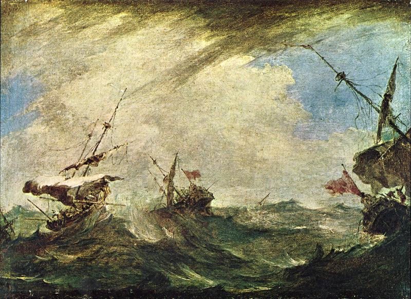 Storm over the Sea - Francesco Guardi