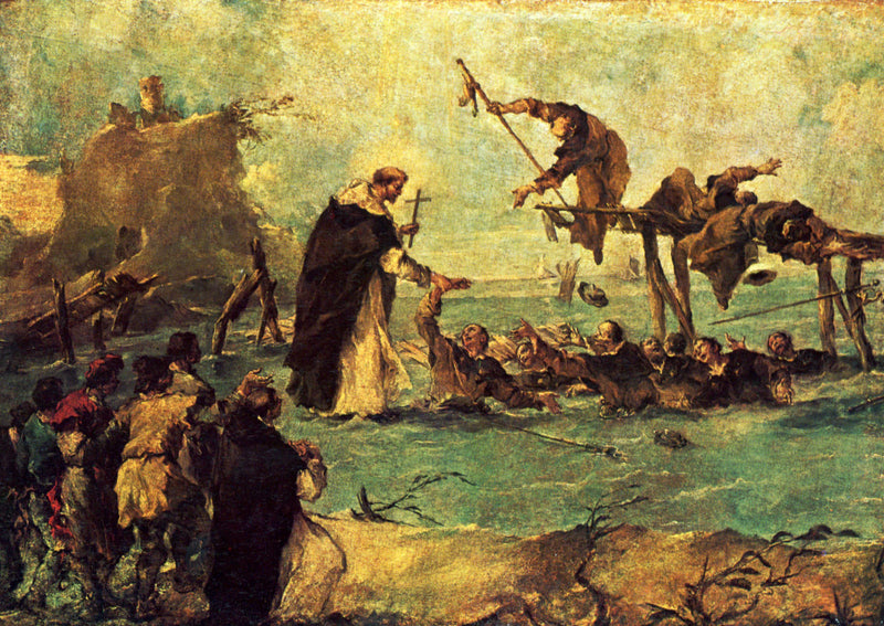 Miracle of a Dominican Saint - Francesco Guardi