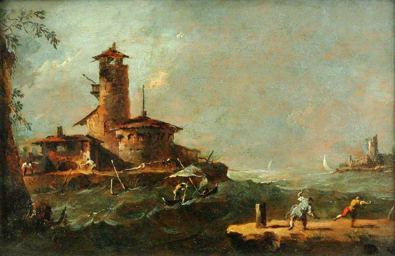 An Island in the Lagoon - Francesco Guardi