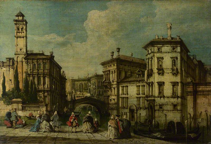 Venice: Entrance of Cannaregio - Francesco Guardi