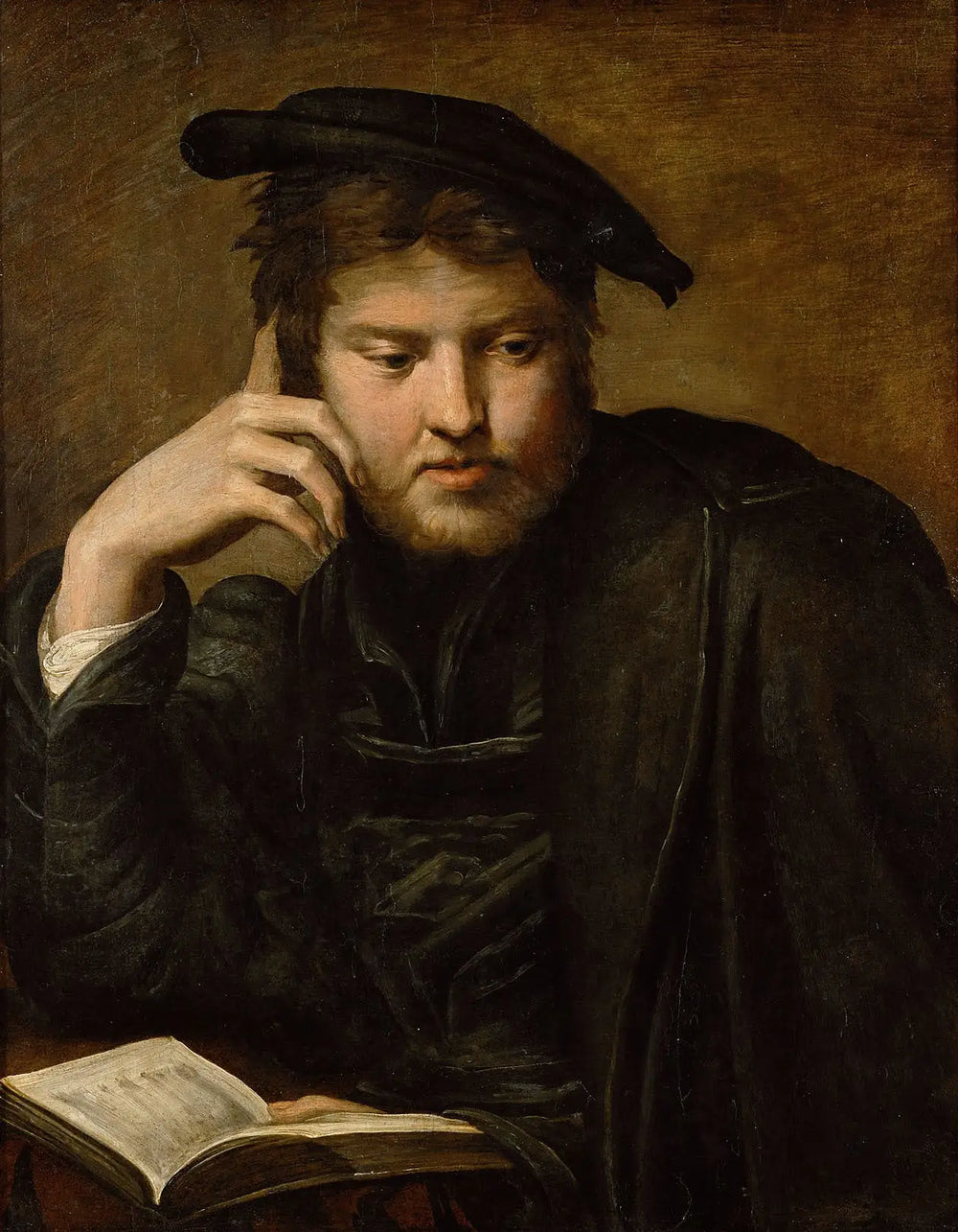 Homme tenant un livre - Parmigianino - Alpha Reproduction
