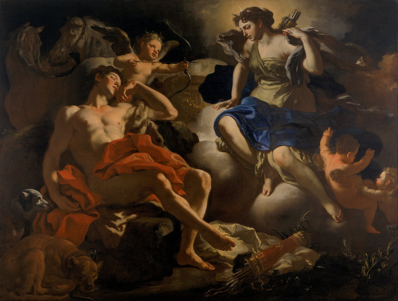 Diane and Endymion - Francesco Solimena