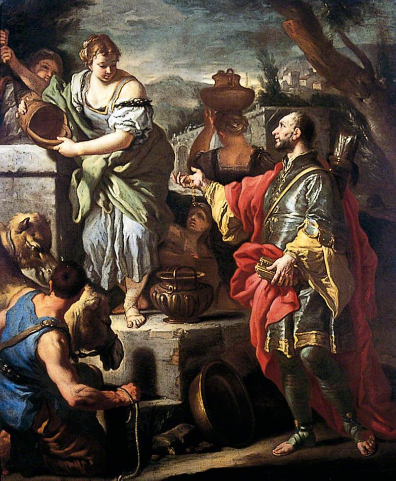 Rebecca and Eleazar at the Well - Francesco Solimena