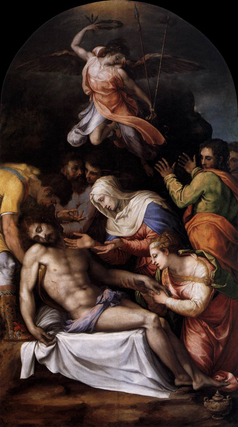 The Deposition of the Cross - Francesco Salviati