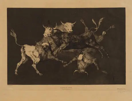 Bulls - Francisco de Goya