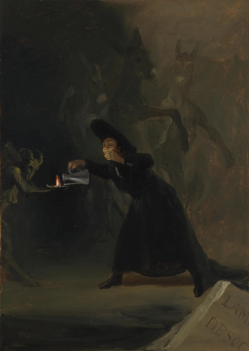 The Devil's Lamp - Francisco de Goya