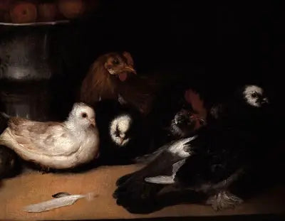 Pigeons and Poultry - Francisco de Goya