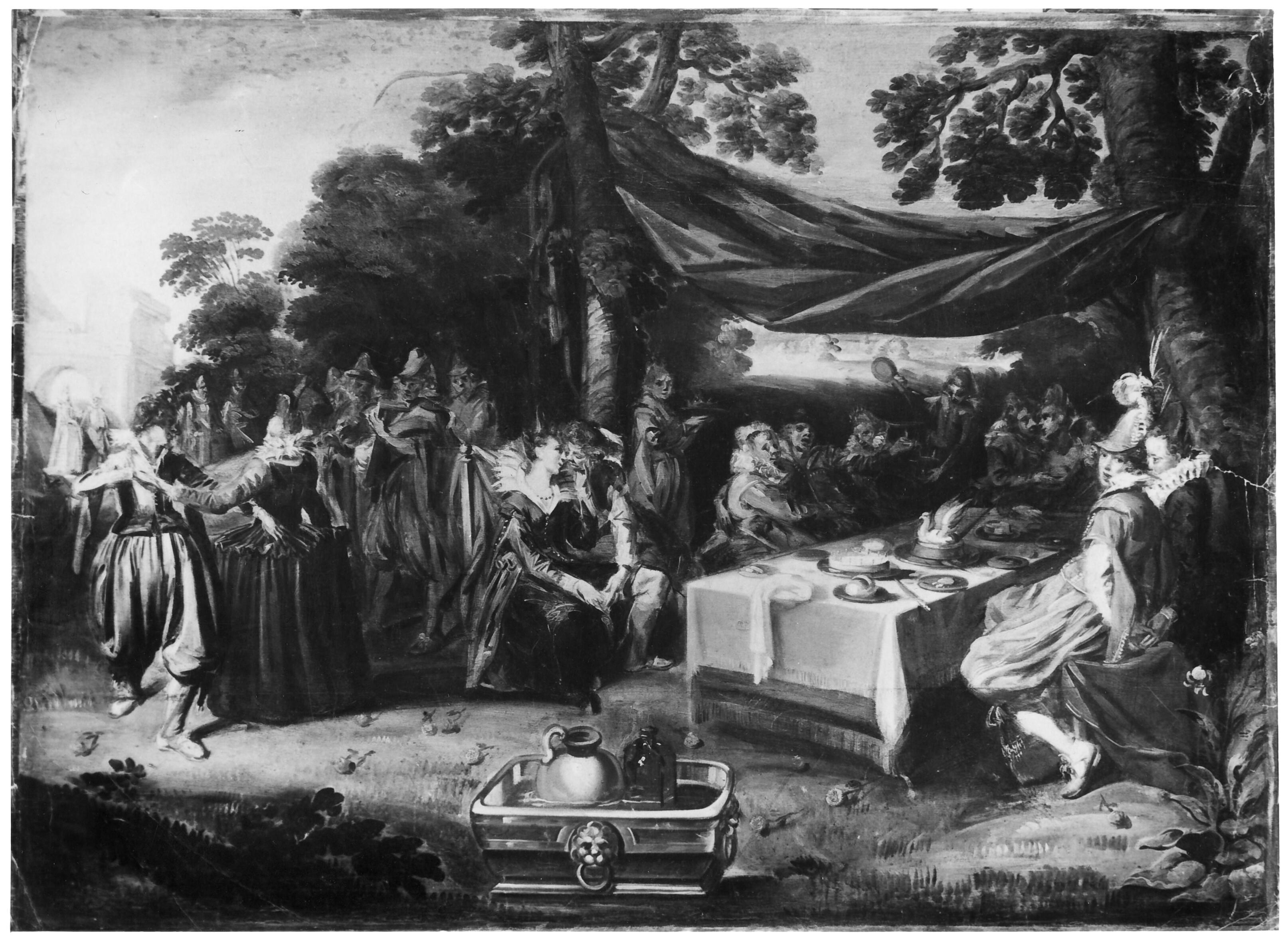 Banquet dans un parc - Frans Hals