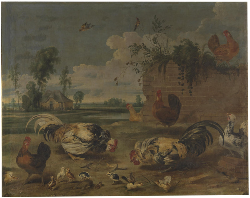 Cock Fight - Frans Snyders