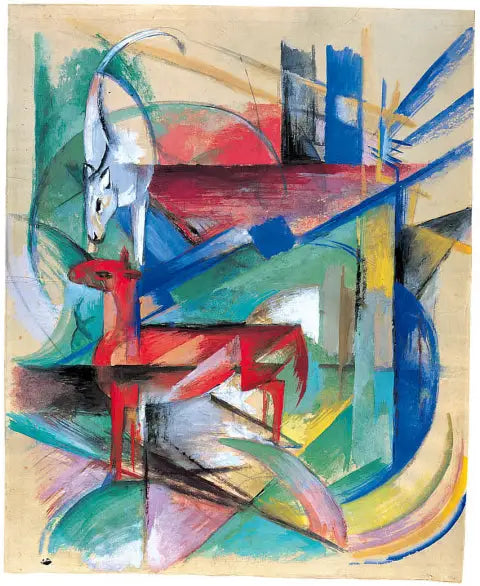 Landscape with Animals - Franz Marc