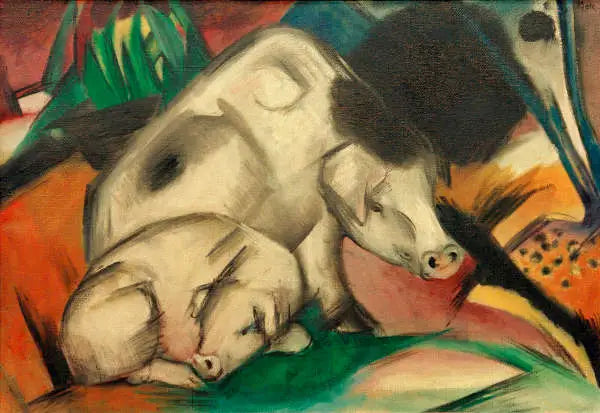 Pigs - Franz Marc
