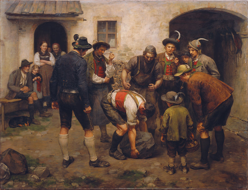 Le test de force - Franz Defregger