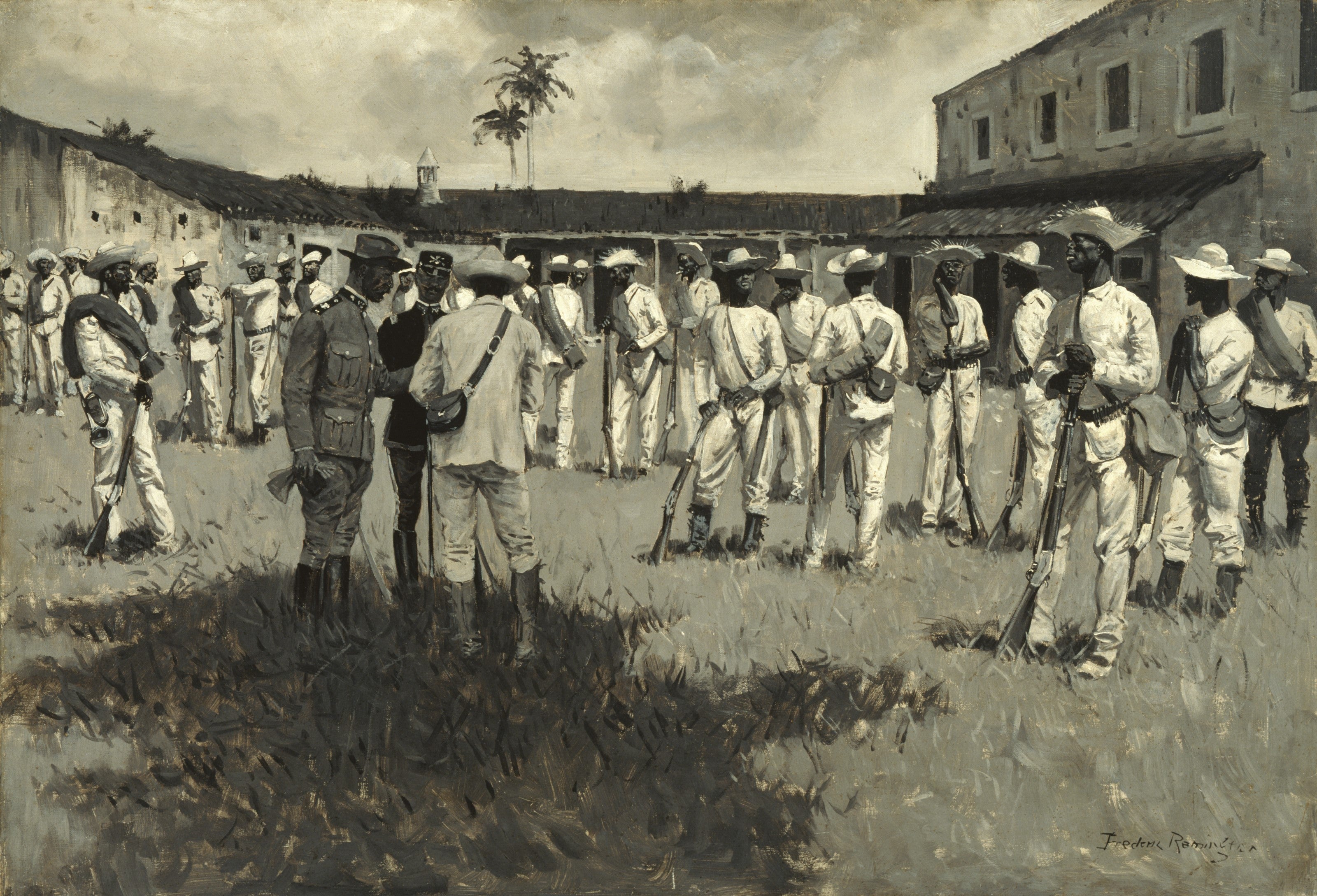 Démantèlement de l'armée de Gomez - Frederic Remington