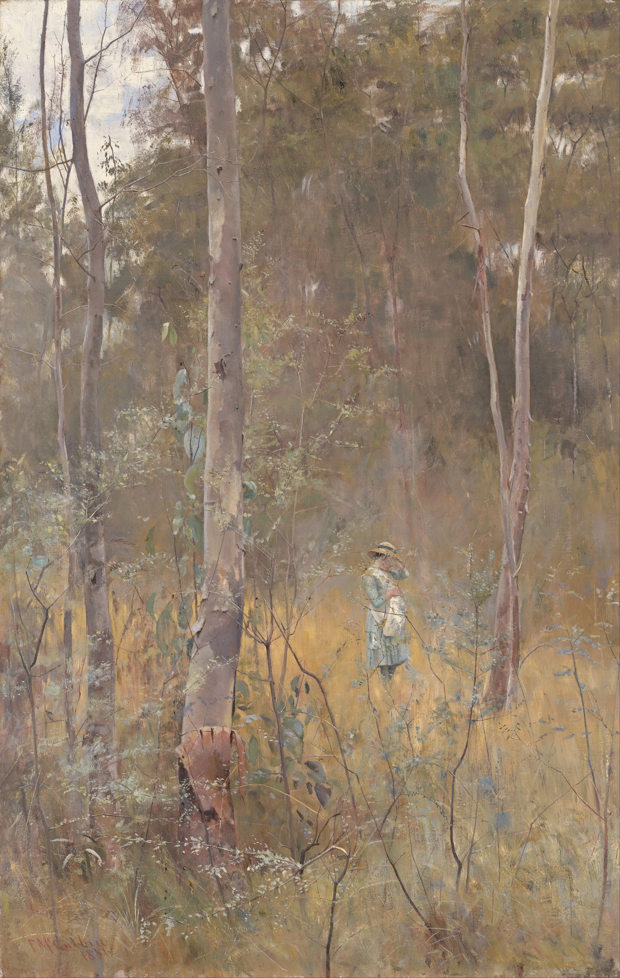 Frederick McCubbin, Lost, 1886, huile sur toile, National Gallery of Victoria