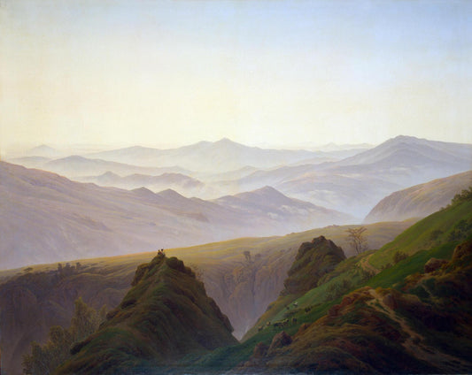 Matin dans les montagnes - Caspar David Friedrich