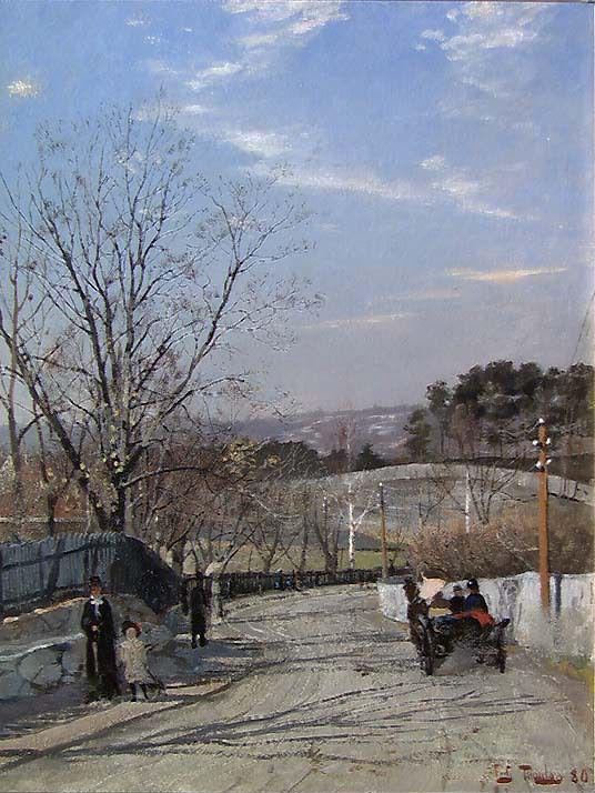 From the outskirts of Kristiania - Frits Thaulow