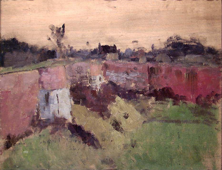 Outside the walls of Montreuil - Frits Thaulow